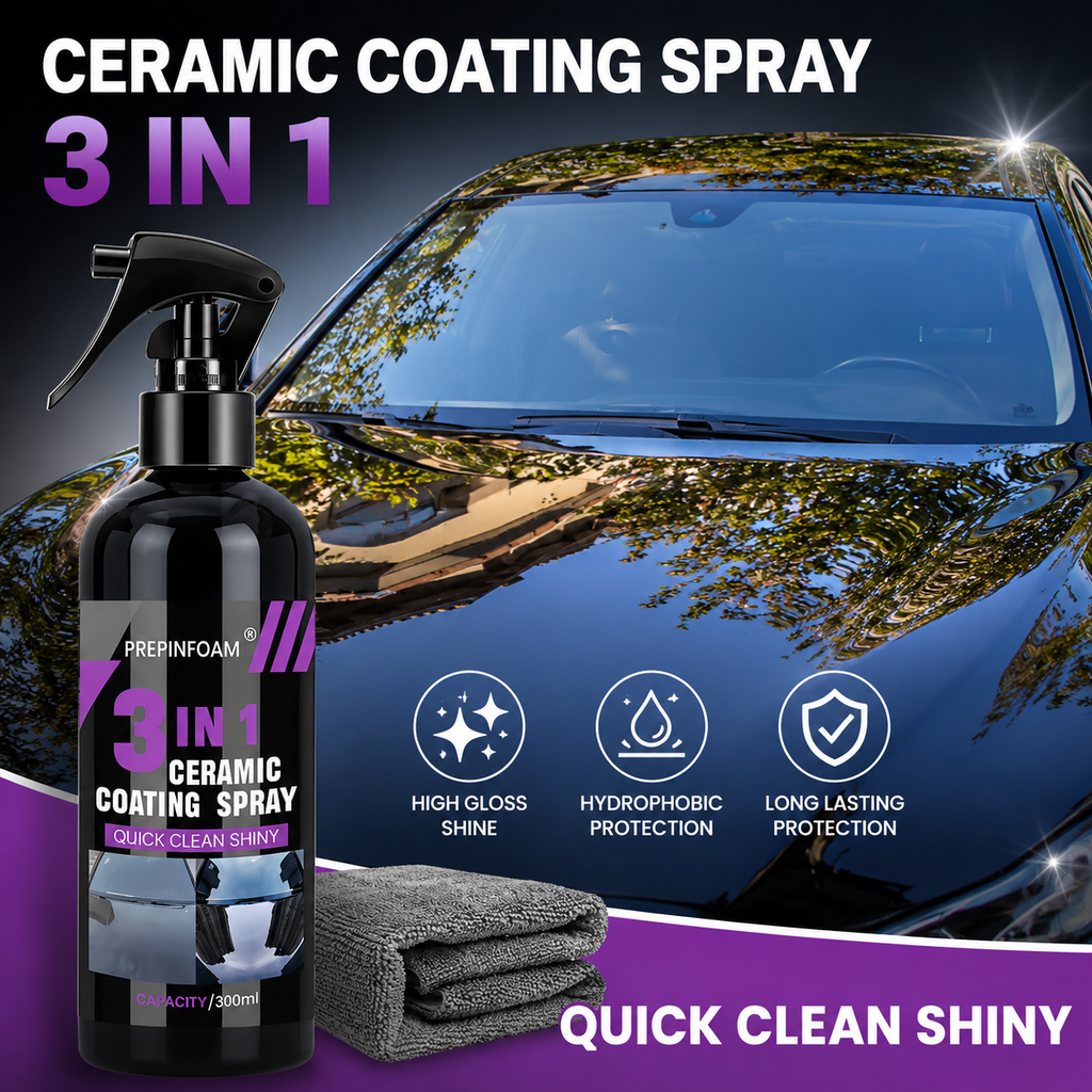 AXTRO 3-in-1 Ceramic Liquid Ceramic Coating Spray