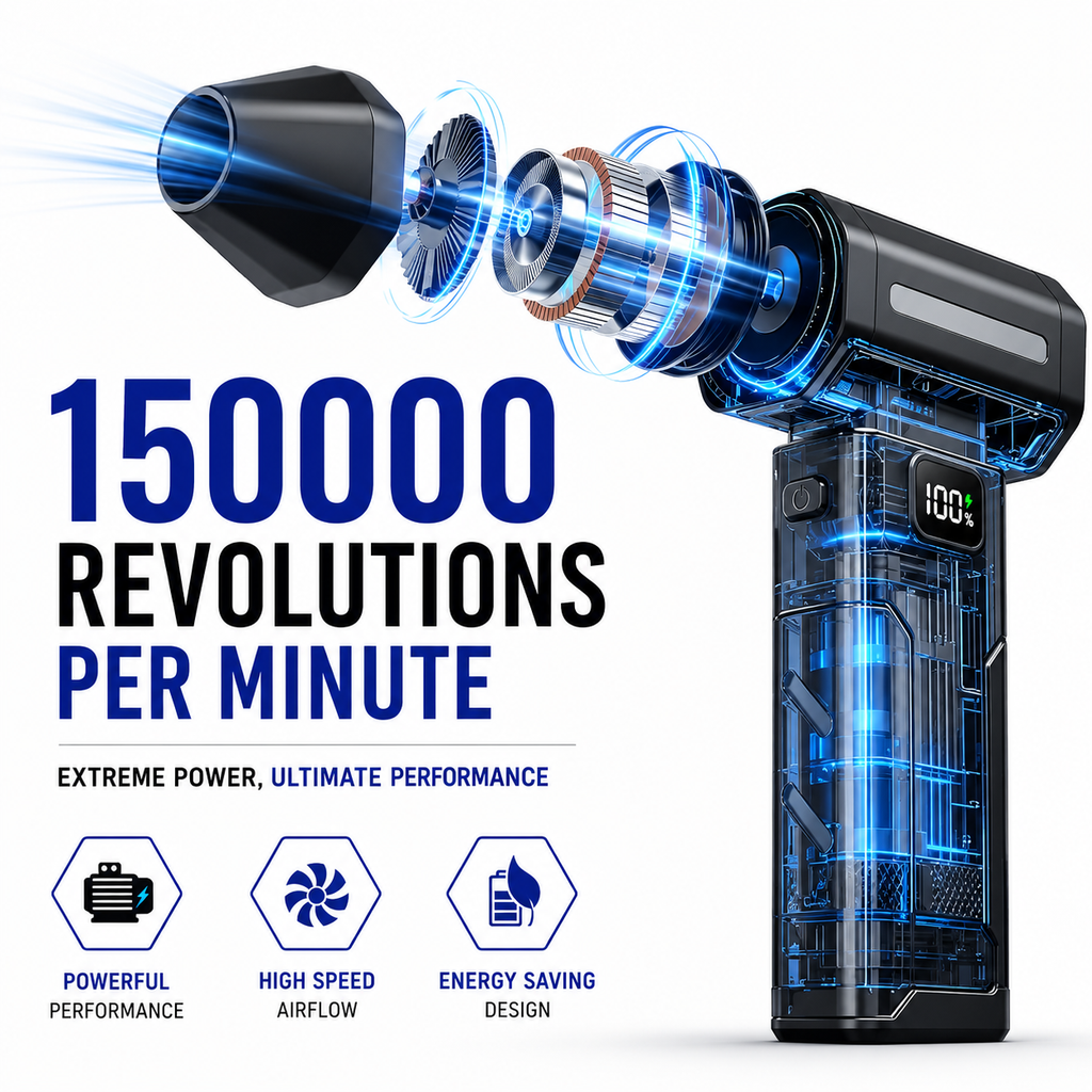 AXTRO Brushless Turbo Jet Fan