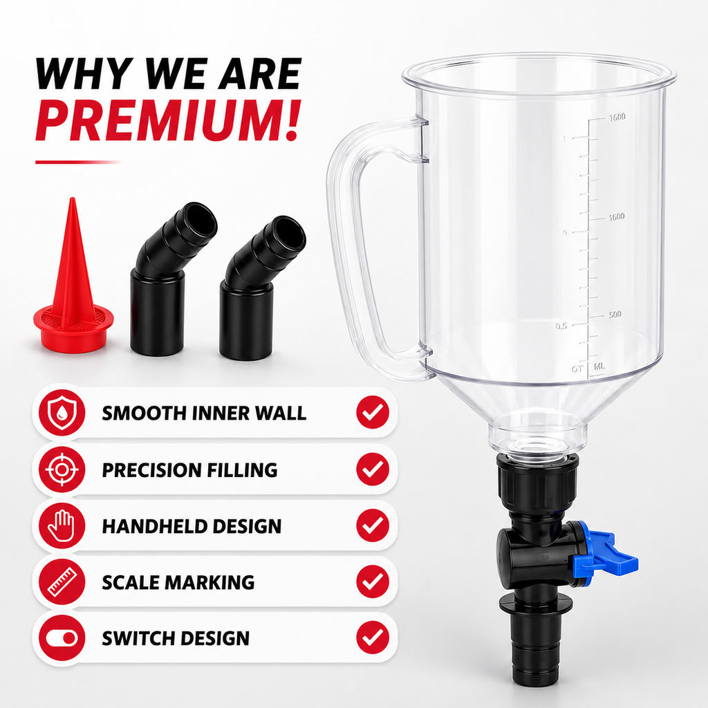 AXTRO Piece Oil Funnel Kit