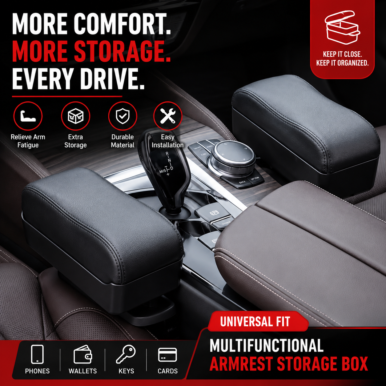 AXTRO Car Central Armrest Pad