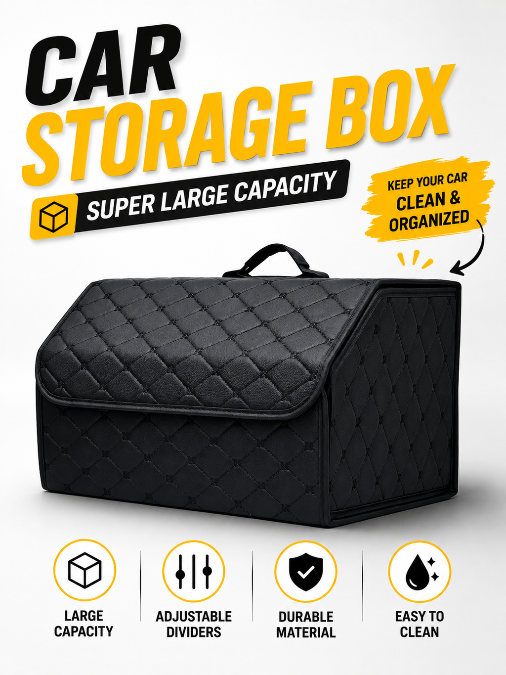 AXTRO Car Trunk Organizer