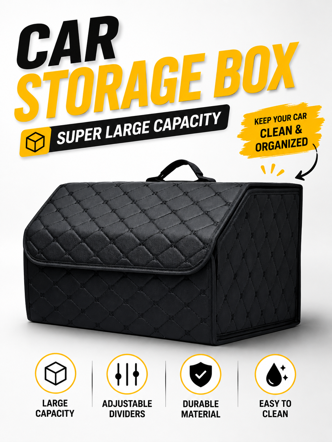 AXTRO Car Trunk Organizer
