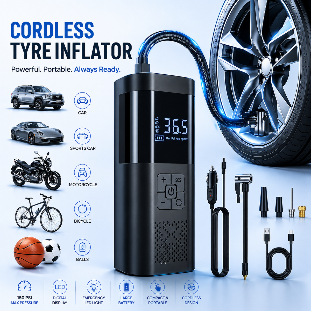 AXTRO Portable Air Compressor
