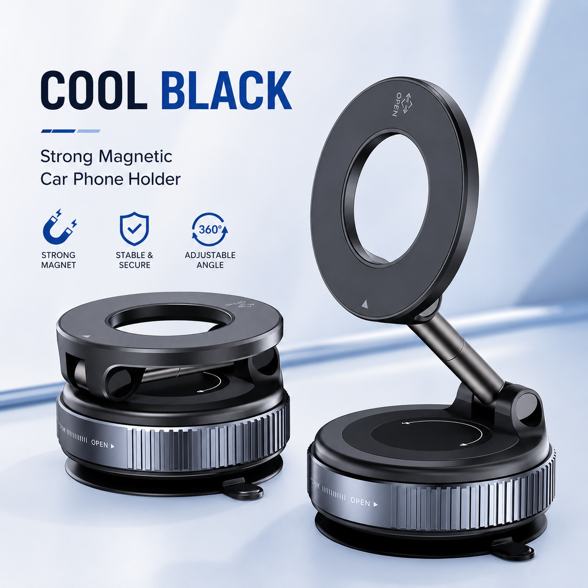 AXTRO Magnetic Vacuum Phone Bracket 360°