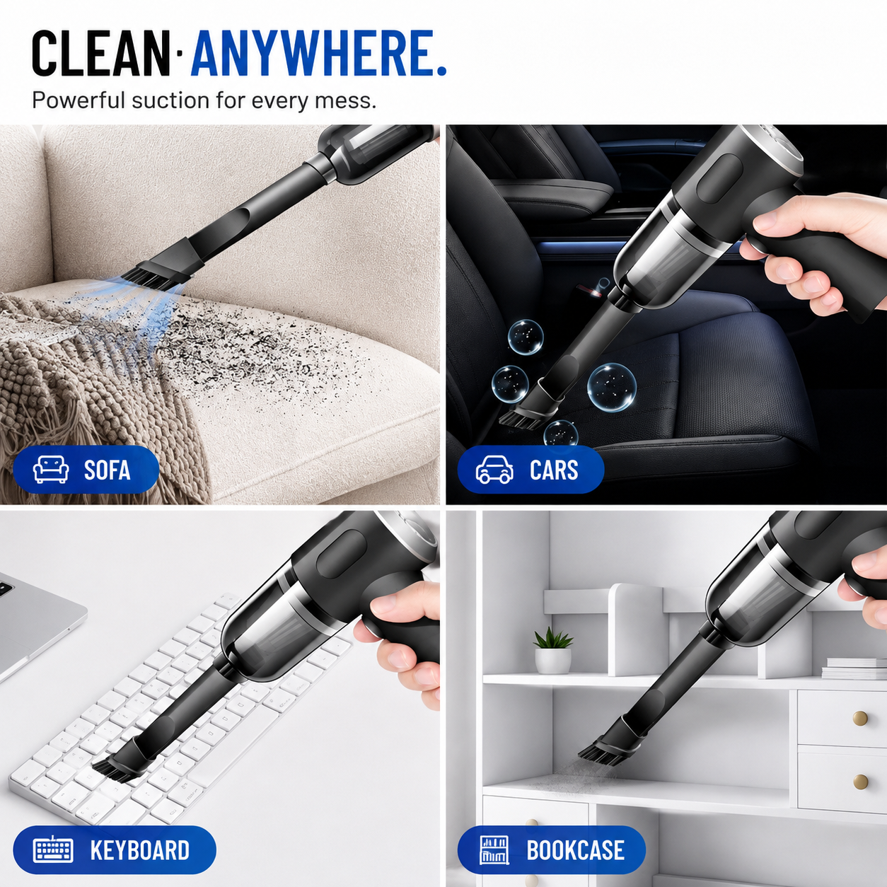 AXTRO Cordless Car Vacuum Cleaner