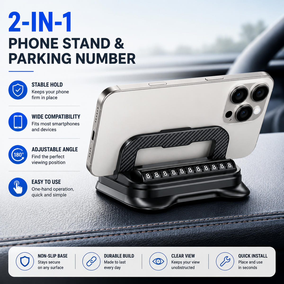 AXTRO 360° Car Phone Mount