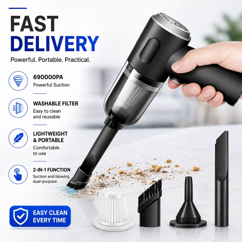 AXTRO Cordless Car Vacuum Cleaner