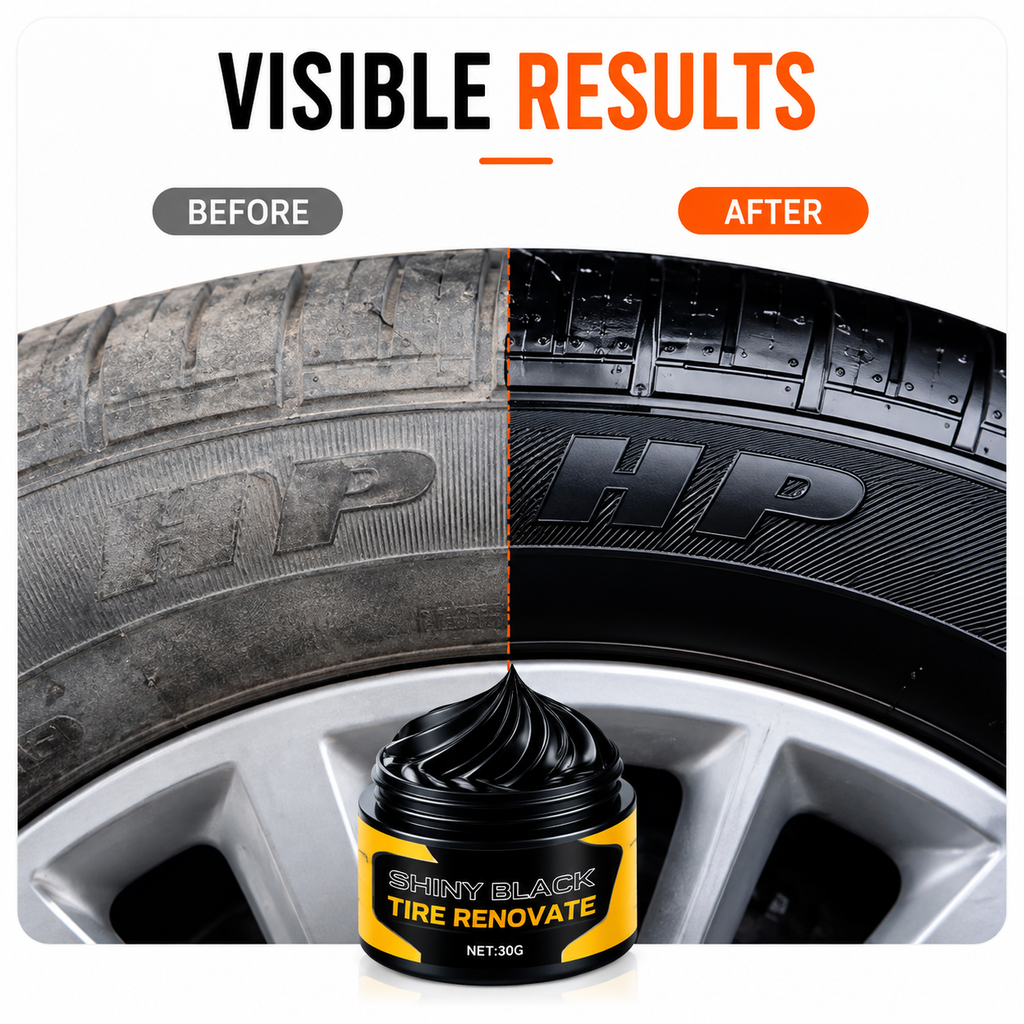AXTRO Black Shiny Tire Wax 30g
